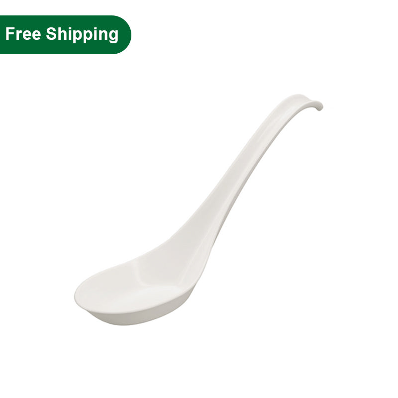 Asian Heavy Duty White Plastic Soup Spoon 1000pcs