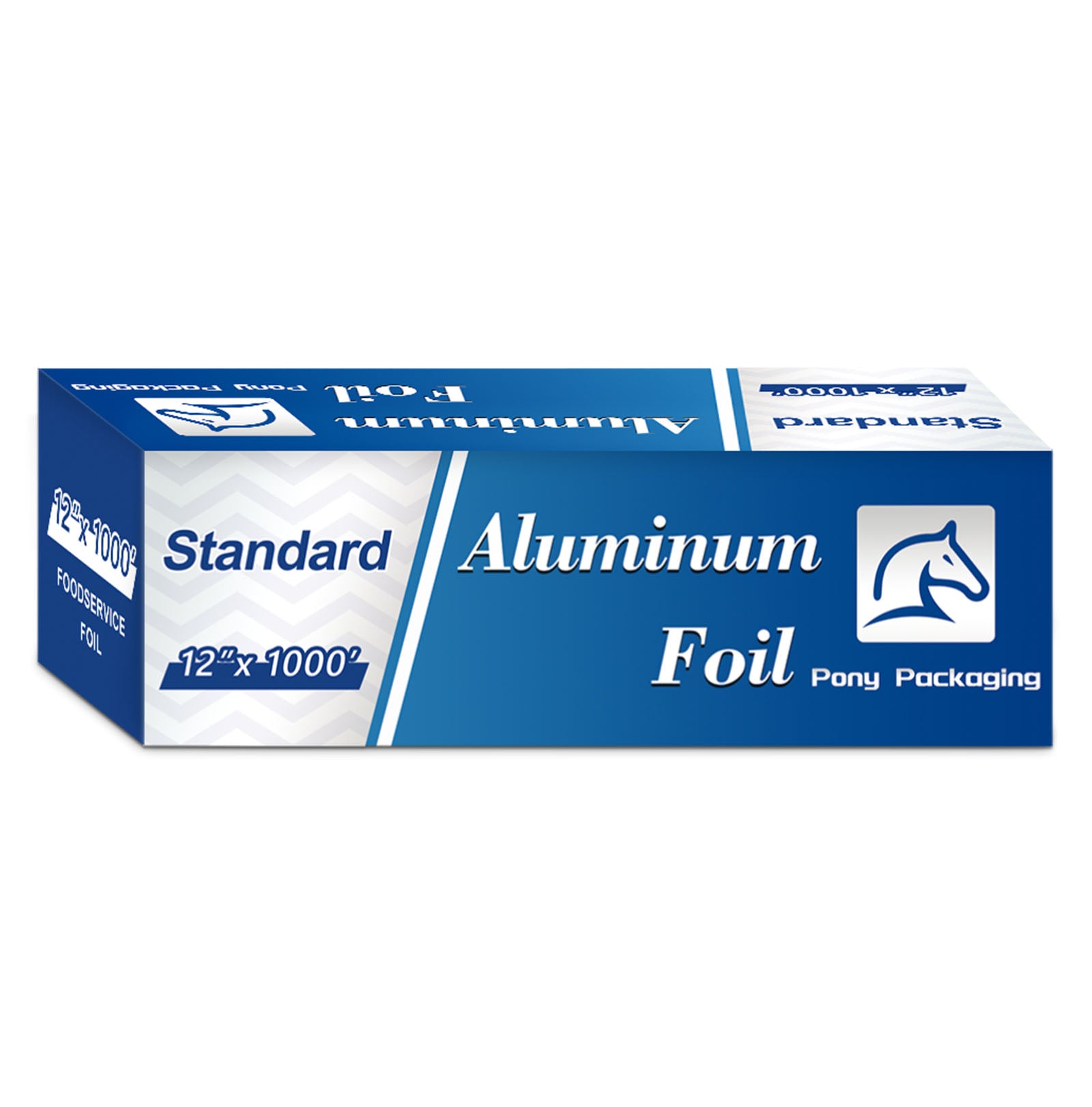 12" x 1000' Standard Aluminum Kitchen Foil Rolls 1 Count