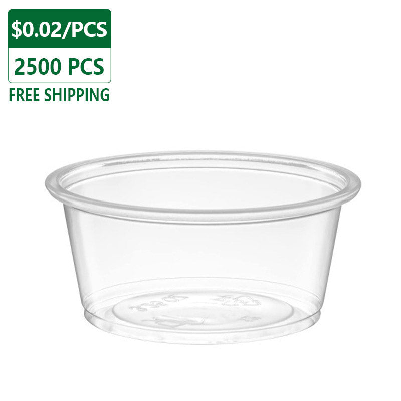 2 oz Disposable Plastic Portion Cups 2500 pcs