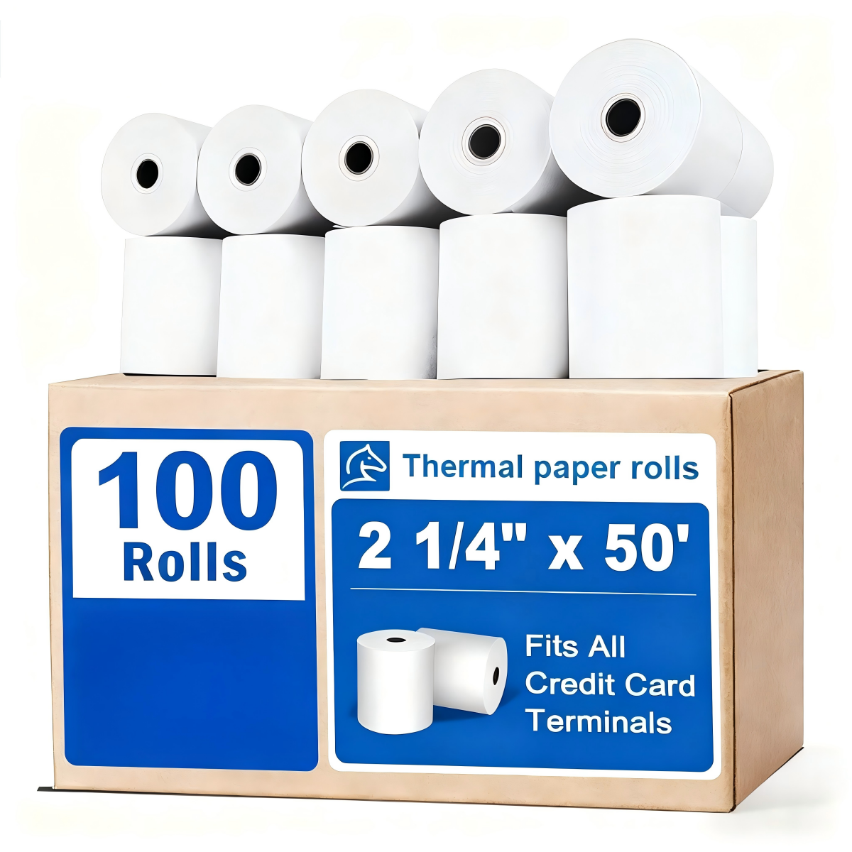Heavy Duty 2 1/4" x 50' BPA Free Thermal Paper (100rolls/ctn)